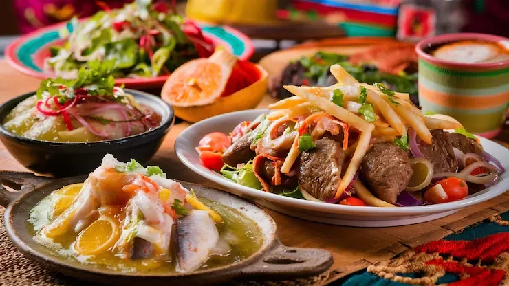 Ají Amarillo–based Peruvian dishes